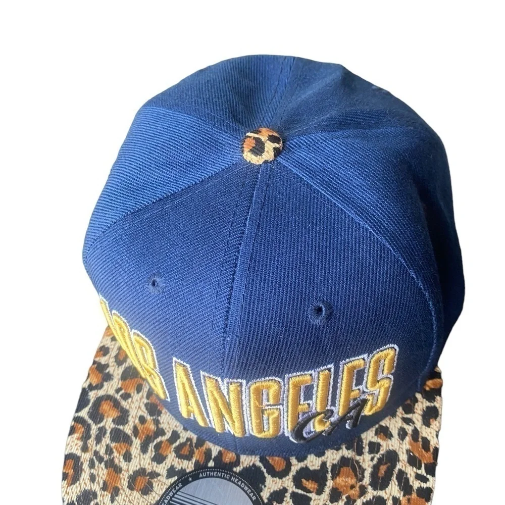 Los Angeles Snapback Acrylic Leopard Hat